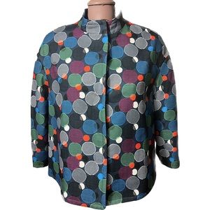 46-Anne Klein size 14 NWT cropped 3/4 sleeve  blazer